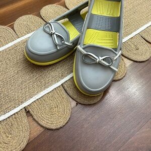 CROCS boat shoes, Women’s 11 EUC like new